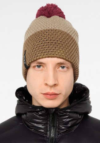 Шапка MOAX Star серо-зеленый