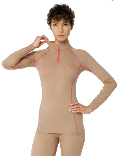 Термофутболка MOAX RACE LS WMN бежевый MX114040-94610