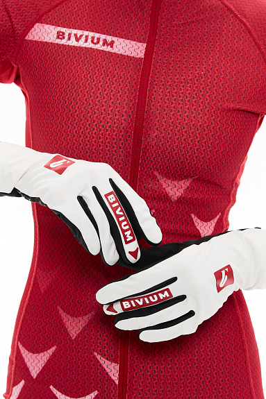 Перчатки Bivium Race белые