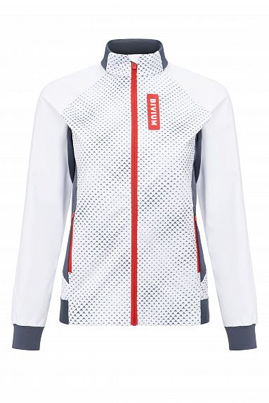 Разминочная куртка Bivium "Баланс 3.0" WMN Белый/графит