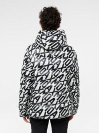 Куртка пуховая MOAX Club Team Logo жен. (черный принт)