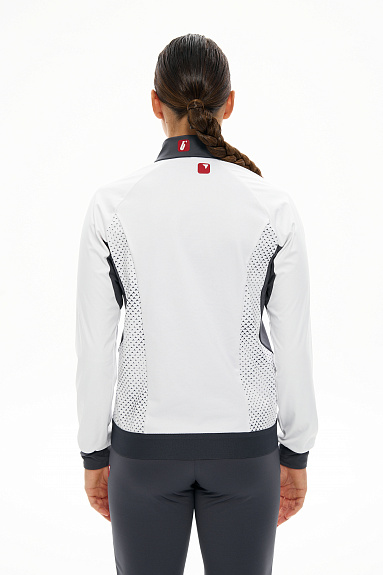 Разминочная куртка Bivium "Баланс 3.0" WMN Белый/графит