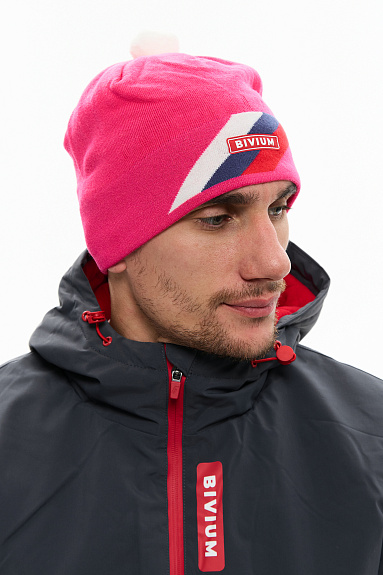 Шапка Bivium "Apex" RUS розовая
