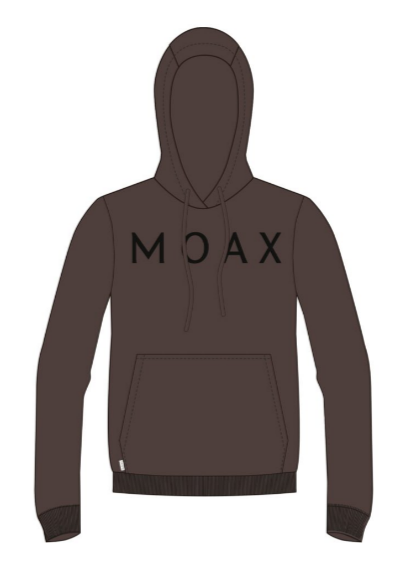 Худи Moax Logo Terry унисекс (коричневый)