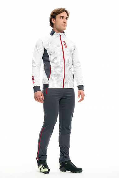 Разминочные брюки Bivium "Баланс 3.0" MEN Белый/графит