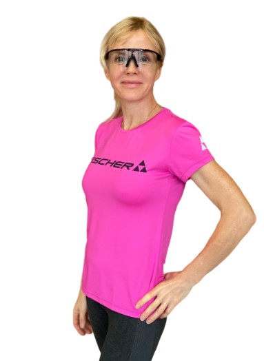 Футболка Fischer Logo Wmn (фукcия) GR8221-600
