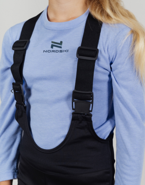 Разминочные брюки Nordski Active Black JR NSJ672100