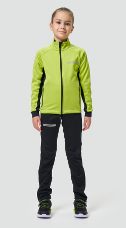 Тренировочная кофта Nordski Core Lime/Black JR NSJ667180