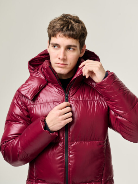 Куртка утепленная DE "УКТУС" бордовая