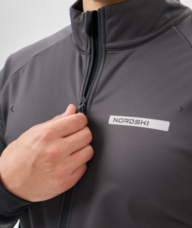 Разминочная кофта Nordski Core Grafit/Black NSM657198