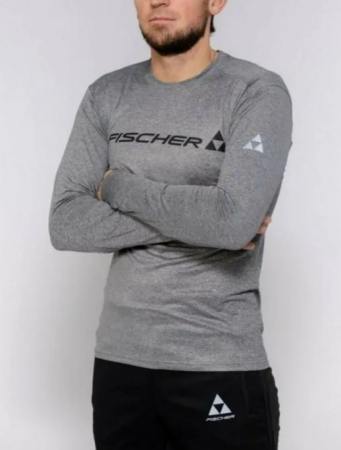 Футболка Fischer Logo Long (сер. меланж) GR8222-950