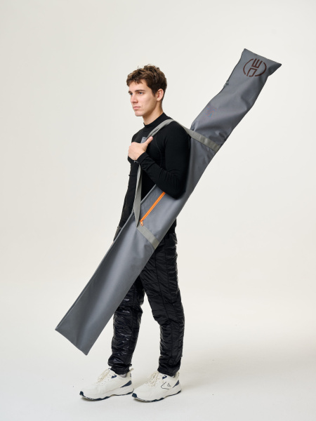 Чехол DE серый для 1 пары (195 см)