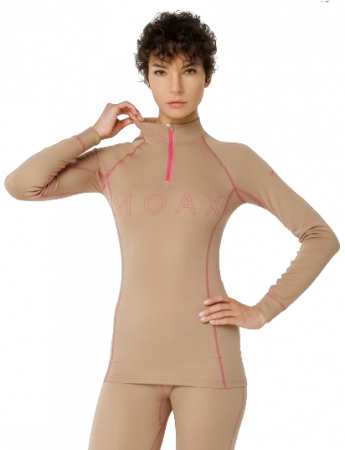 Термофутболка MOAX RACE LS WMN бежевый MX114040-94610