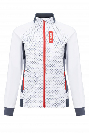 Разминочная куртка Bivium "Баланс 3.0" WMN Белый/графит