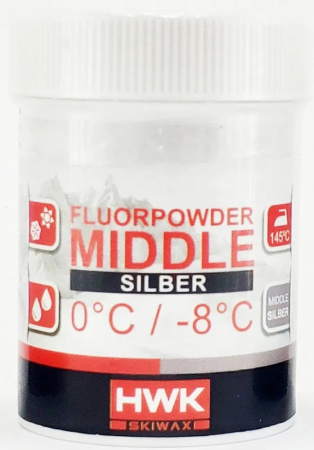 Порошок HWK Fluor  Middle.1 (0-8) silber 30 гр. FPm.1