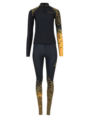 Комбинезон MOAX Sirius Race (черн/зол) жен. MX215320-10020