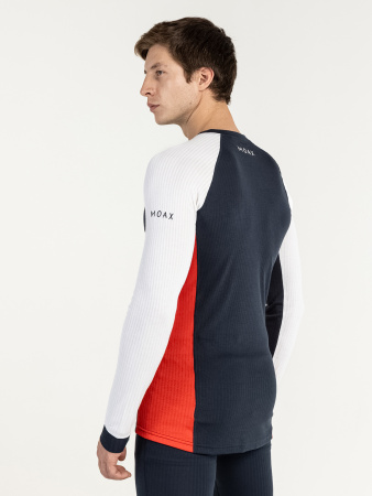 Термофутболка MOAX RACE LS Men т/син/красный MX114031-75120