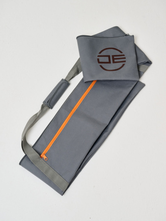 Чехол DE серый/оранжевый для 1 пары (195 см)