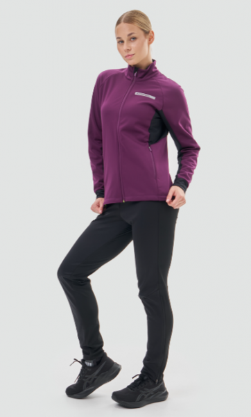 Разминочная кофта Nordski Core Purple/Black Wmn NSW662526