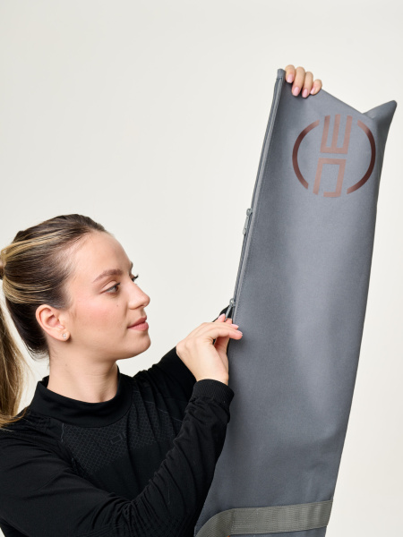 Чехол DE серый для 1 пары (195 см)