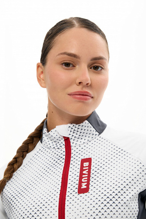 Разминочная куртка Bivium "Баланс 3.0" WMN Белый/графит