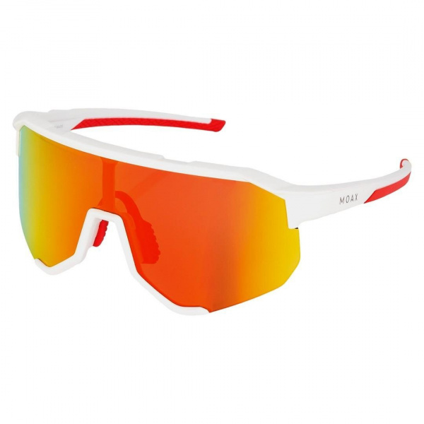 Очки MOAX TAPER бел/красн (3 желт/оранж OS) 1 линз.