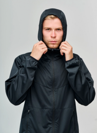 Ветрозащитный костюм DE черный муж.