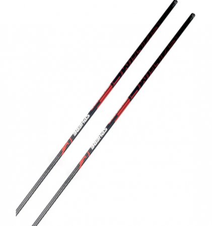 Палки лыжные SKI TIME SPHERE черн/красн.