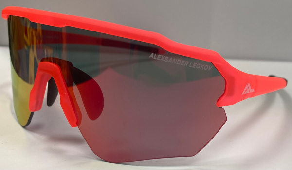 Очки NEON LEGKOV cristal red/blue fluo  (2линз)