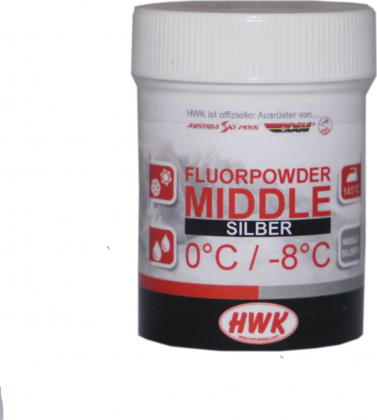 Порошок HWK Fluor  Middle silber (0-8) 30 гр. 8542-30