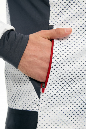 Разминочная куртка Bivium "Баланс 3.0" MEN Белый/графит