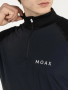 Термофутболка MOAX RACE WIND LS с воротн. Men черный