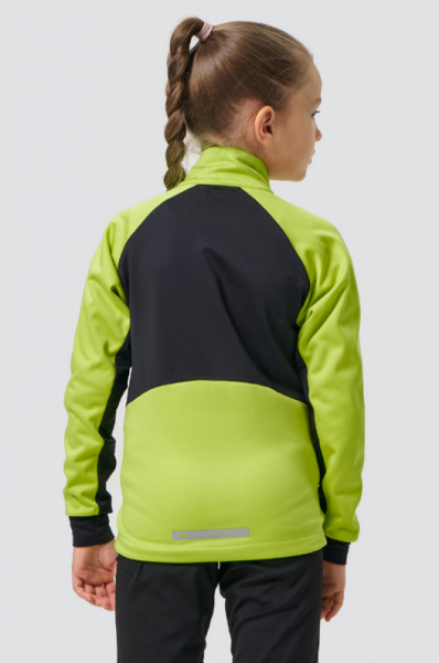 Тренировочная кофта Nordski Core Lime/Black JR NSJ667180