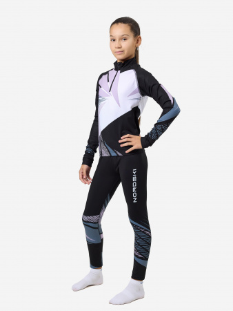 Комб. гоночный Nordski JR Heat Black/Lavender NSJ678106