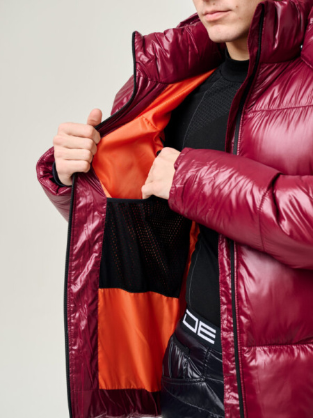 Куртка утепленная DE "УКТУС" бордовая