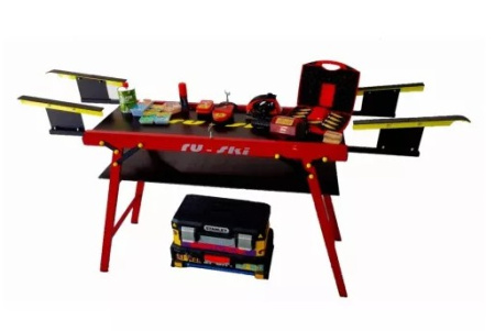 Стол с 2 профилями RU-SKI красный