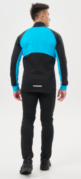 Разминочная кофта Nordski Core Black/Breeze NSM657058