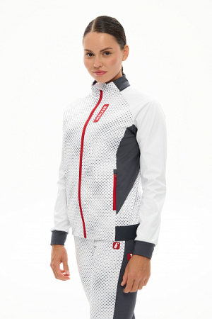 Разминочная куртка Bivium "Баланс 3.0" WMN Белый/графит