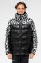 Куртка пуховая MOAX Club Team Logo муж. (черный принт)