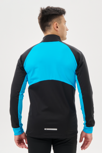 Разминочная кофта Nordski Core Black/Breeze NSM657058