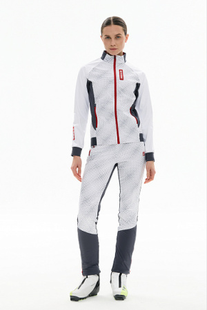 Разминочные брюки Bivium "Баланс 3.0" WMN Белый/графит