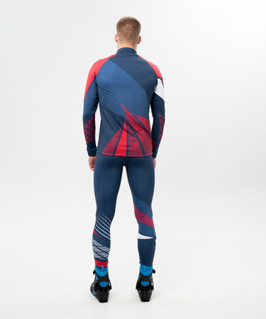 Комб. гоночный Nordski Heat Blue/red муж.NSV677987