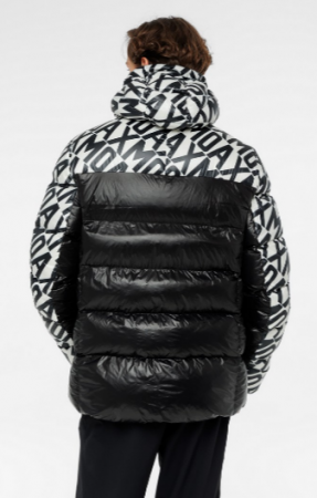 Куртка пуховая MOAX Club Team Logo муж. (черный принт)