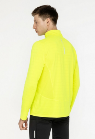 Футболка MOAX FLAME MEN длинный рукав на молнии(лимонный)MX114631-50000