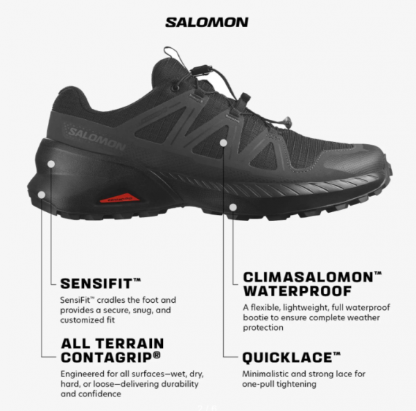 Кроссовки Salomon SPEEDCROSS PEAK черный L47514500