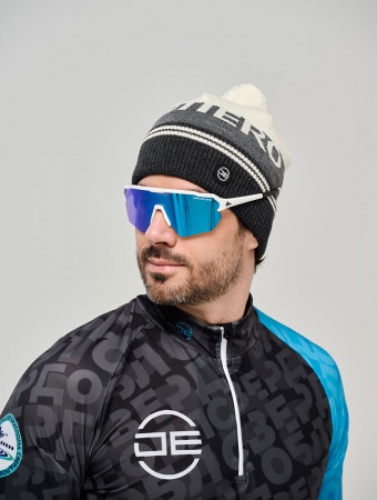 Шапка DE Sentierо, бел/сер