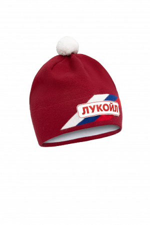 Шапка Bivium "Apex" Лукойл красная