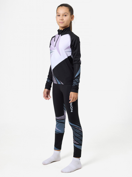 Комб. гоночный Nordski JR Heat Black/Lavender NSJ678106