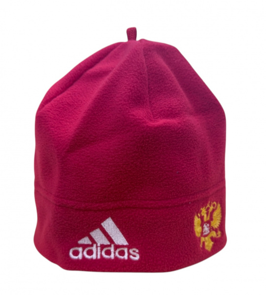 Шапка ADIDAS флис красная