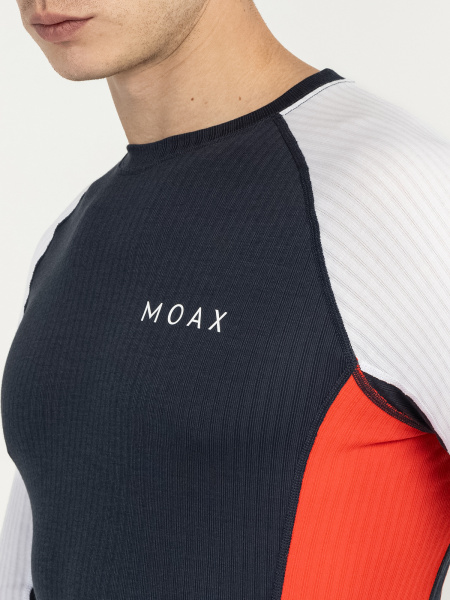 Термофутболка MOAX RACE LS Men т/син/красный MX114031-75120